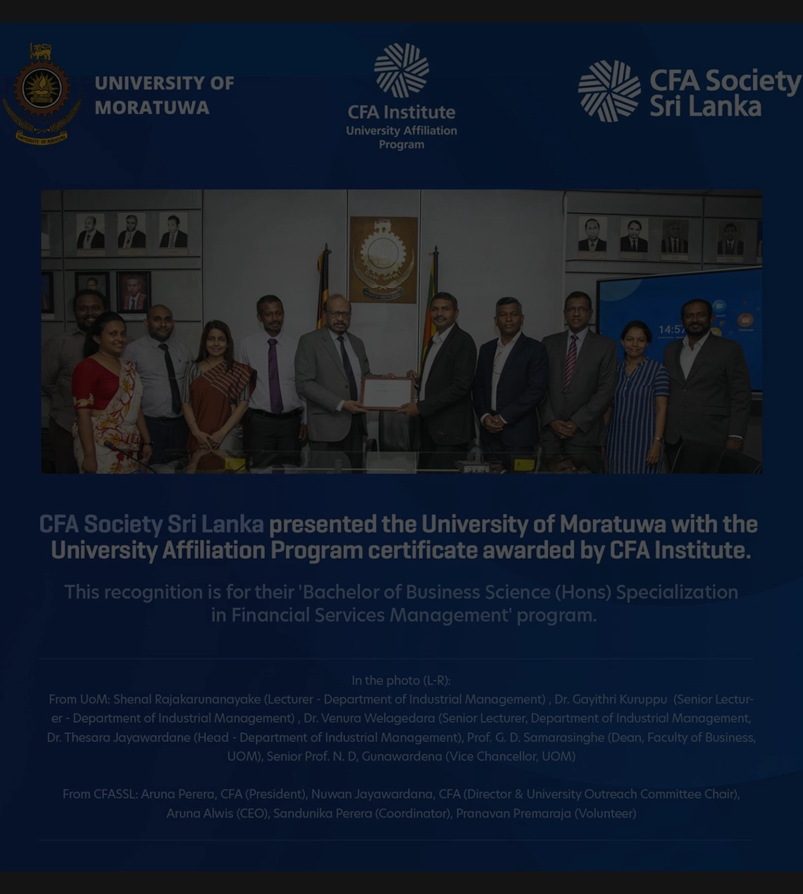 University of Moratuwa Commemorating 50 Years of Excellence 